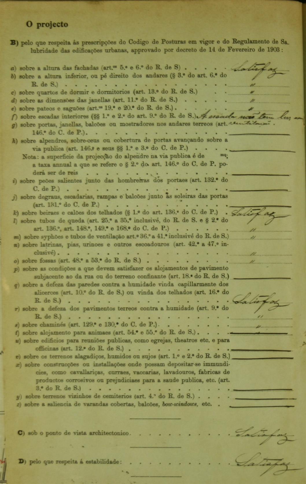 Informações ao Processo