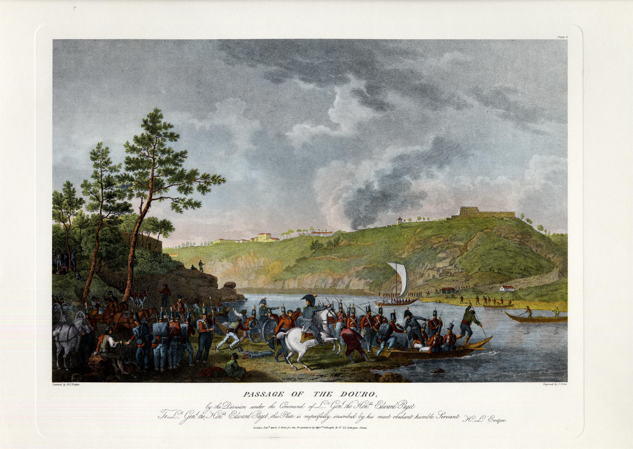 Passage of the Douro by the division under the command of Lt. Gen. the Hon.ble Edward Paget