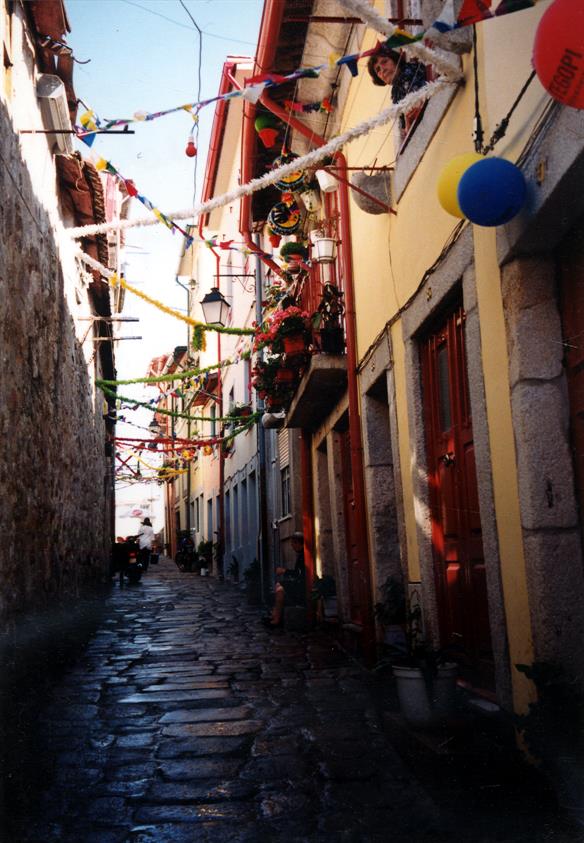 Decorações de São João : Rua das Aldas