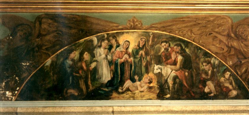 Igreja de Paranhos : Menino Jesus : painel pintado
