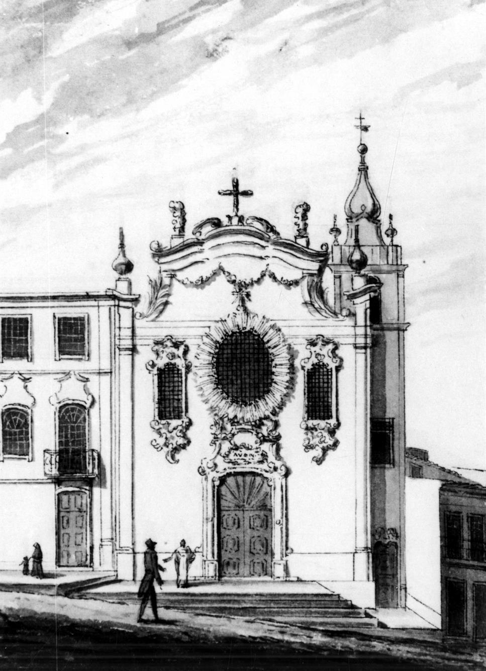 Edifícios do Porto em 1833 : Igreja do Terço