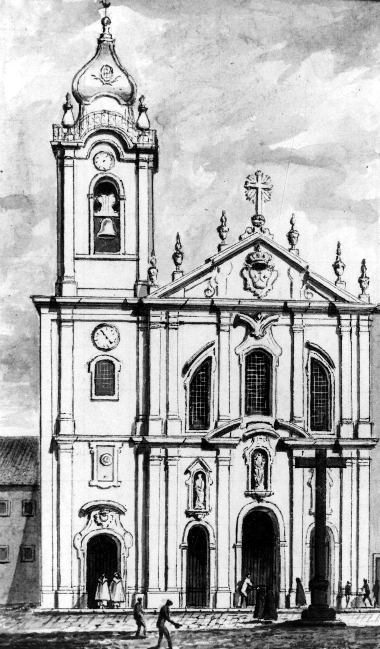 Edifícios do Porto em 1833 : Igreja dos Extintos Carmelitas