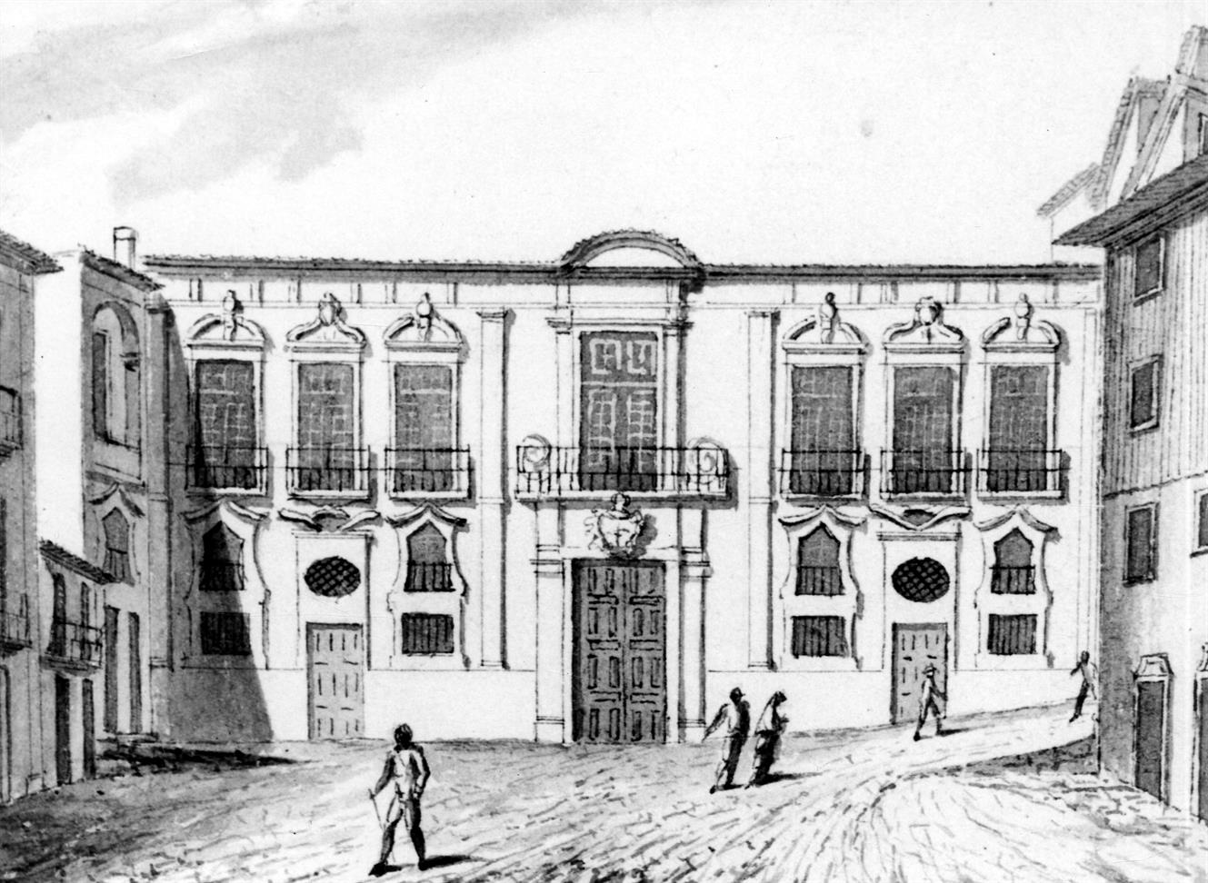Edifícios do Porto em 1833 : Casa de Álvaro Leite : São João Novo