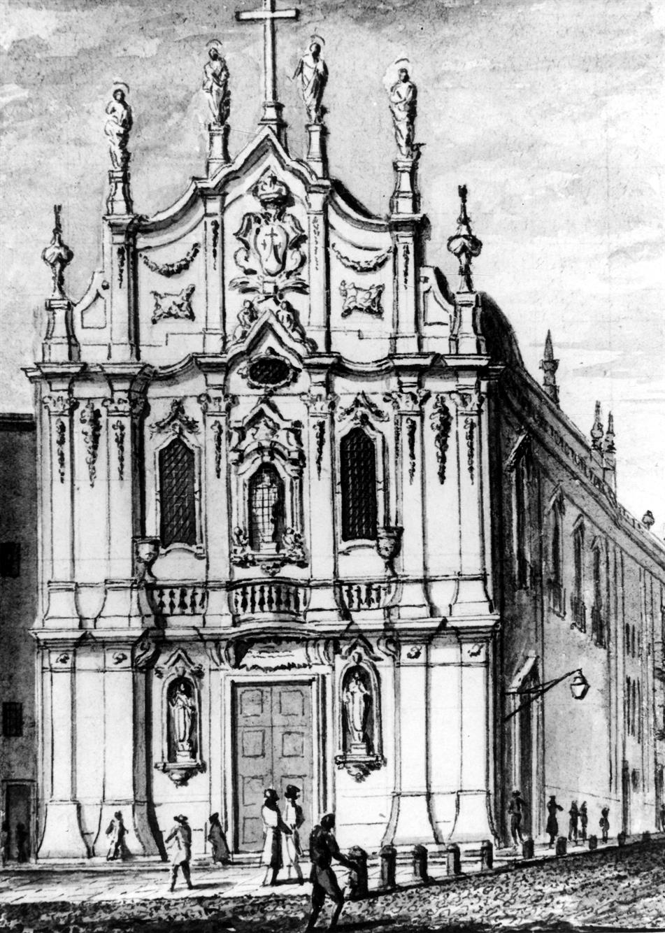 Edifícios do Porto em 1833 : Igreja do Carmo