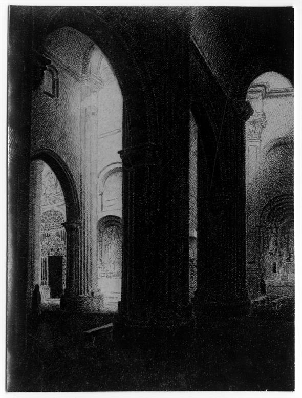 Aspectos típicos do velho Porto : interior da Sé Catedral