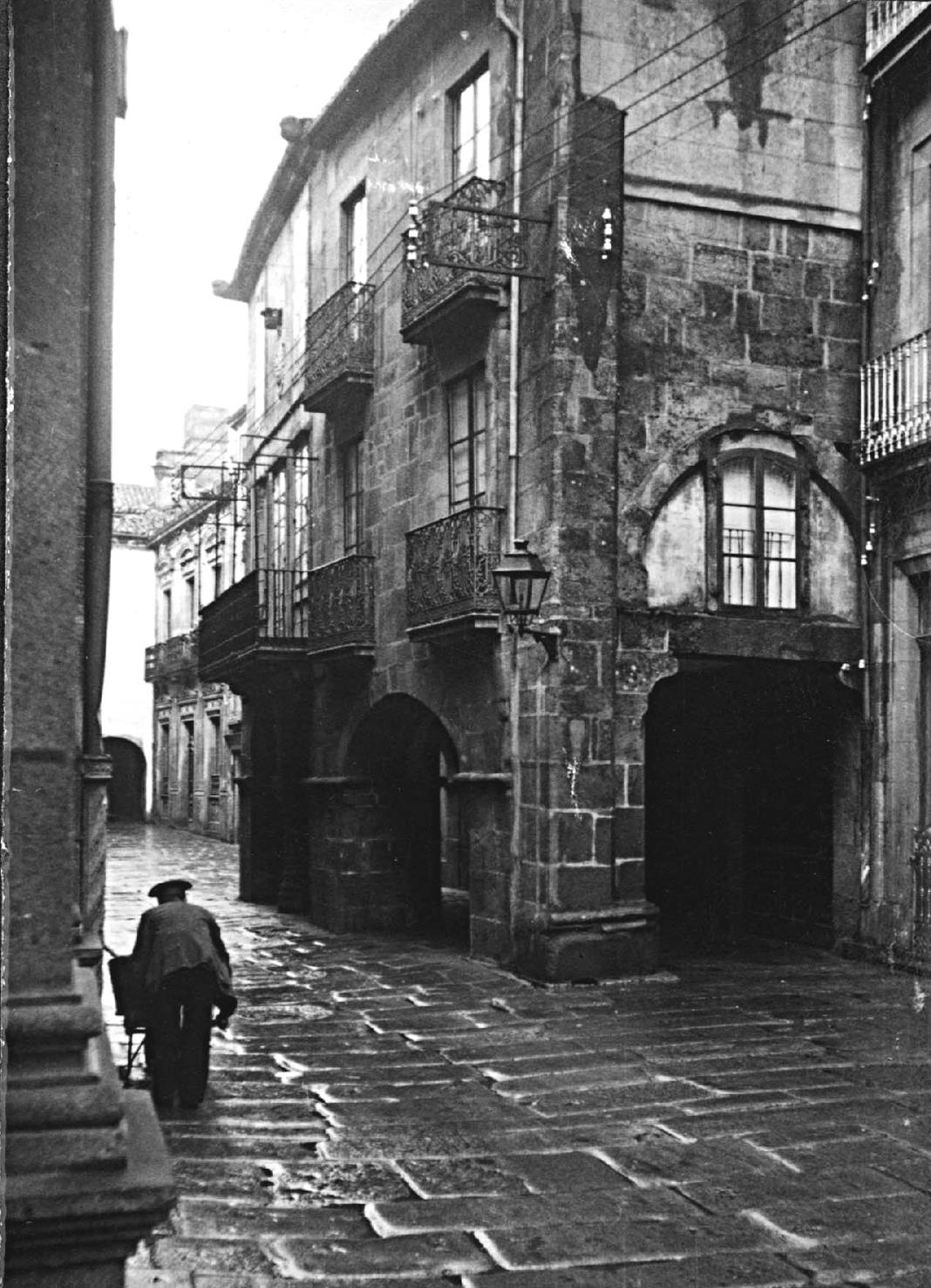 Santiago de Compostela : Espanha : casa da Rua del Villar